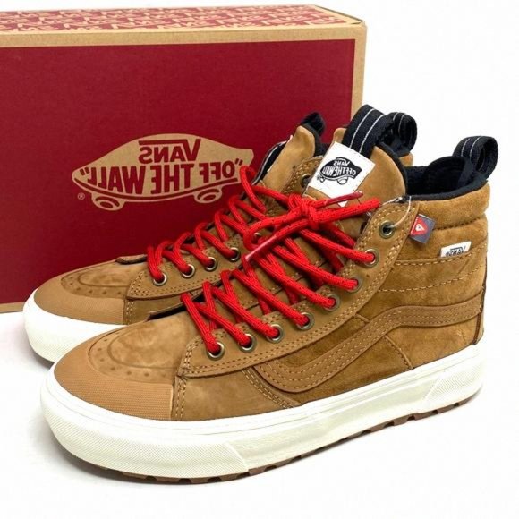 VANS Sk8-Hi MTE-2 High Top Suede Lights Brown VN0007NKGWU Sneakers Size Women's - Picture 2 of 10